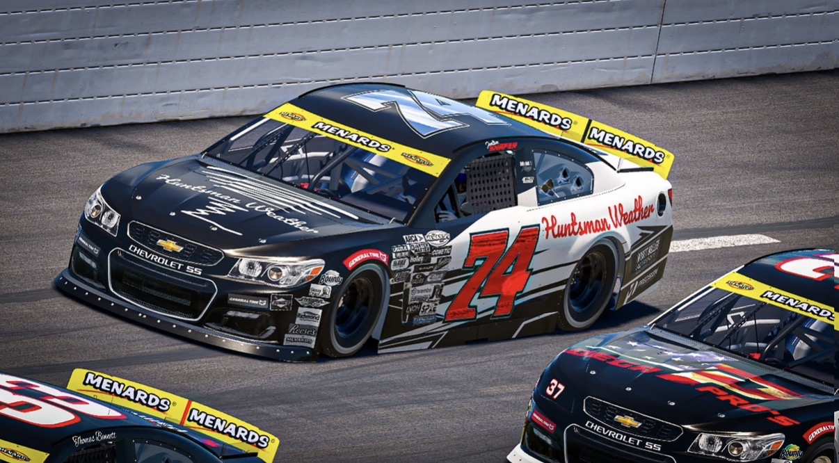 #74 Huntsman Weather stock car